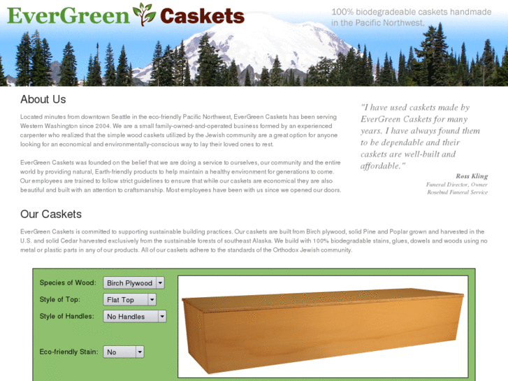 www.evergreencaskets.com