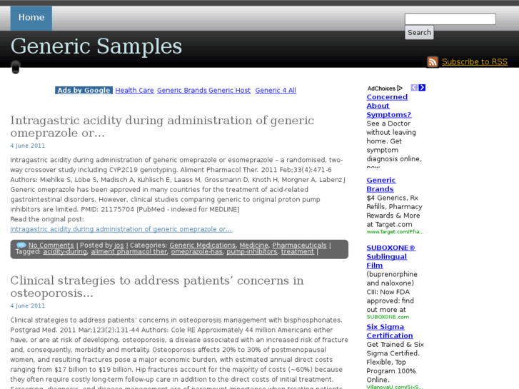 www.genericsamples.com