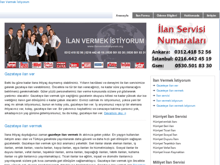 www.ilanvermekistiyorum.org