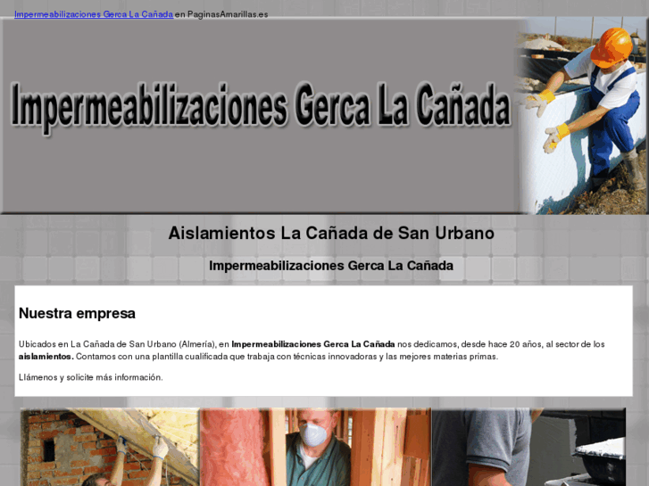 www.impermeabilizacionesgercalacanada.com