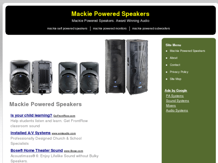 www.mackiepoweredspeakers.net