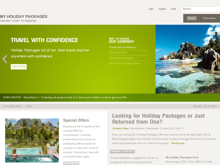 www.myholidaypackages.com