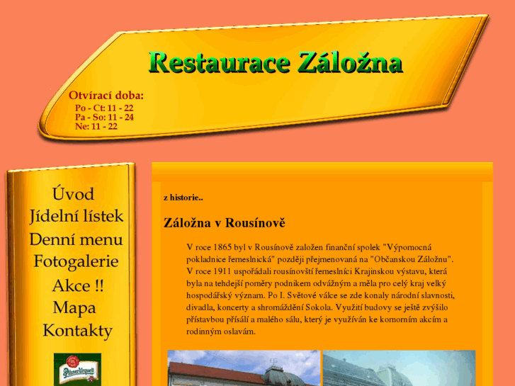 www.restaurace-zalozna.cz