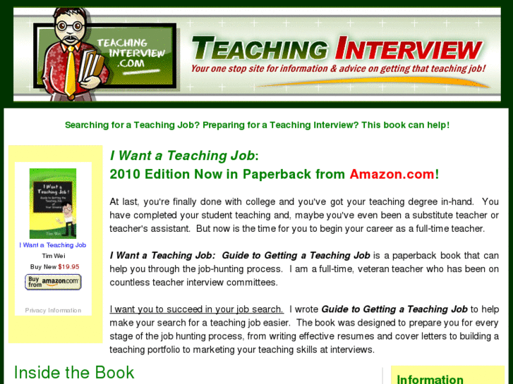 www.teachinginterview.com