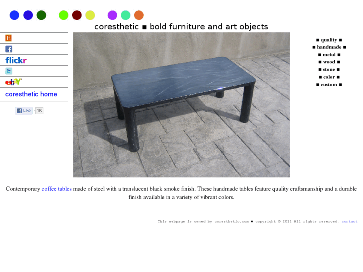 www.blackcocktailtables.com