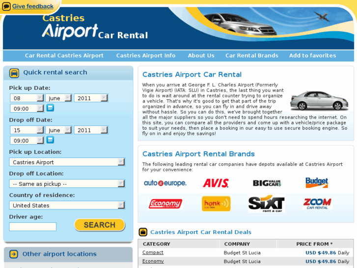 www.castriesairportcarrental.com