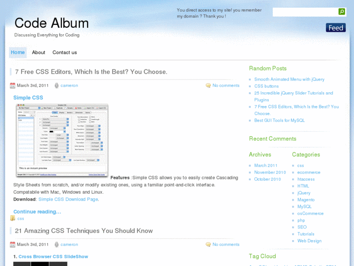 www.codealbum.com