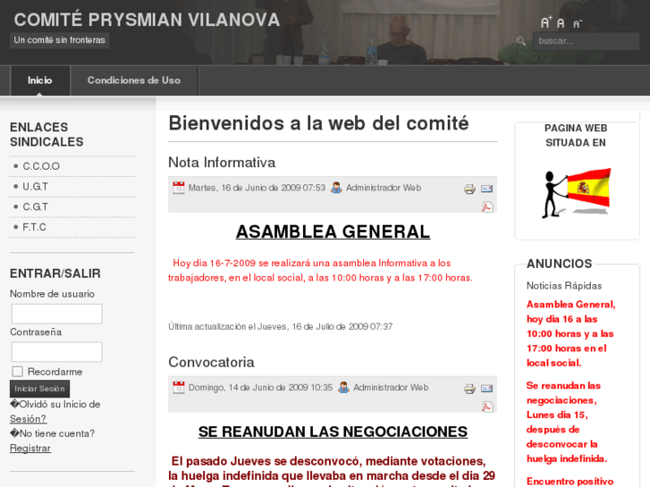 www.comiteprysmian.es