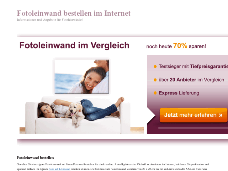 www.fotoleinwandbestellen.com