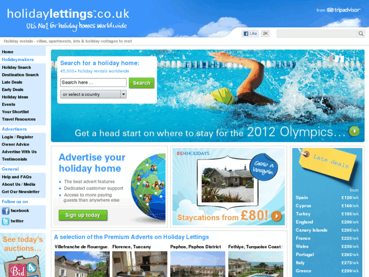 www.holidaylettings.info