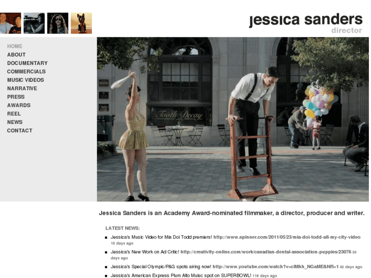 www.jessicasandersfilm.com