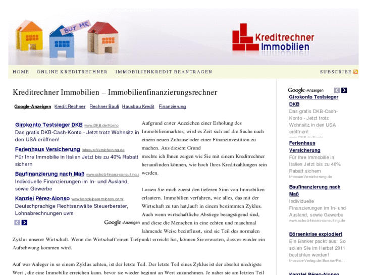 www.kreditrechnerimmobilien.com