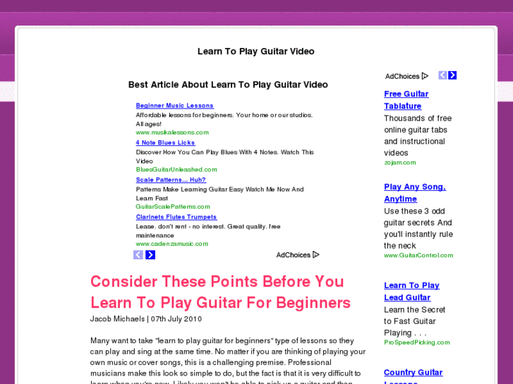 www.learntoplayguitarvideo.net