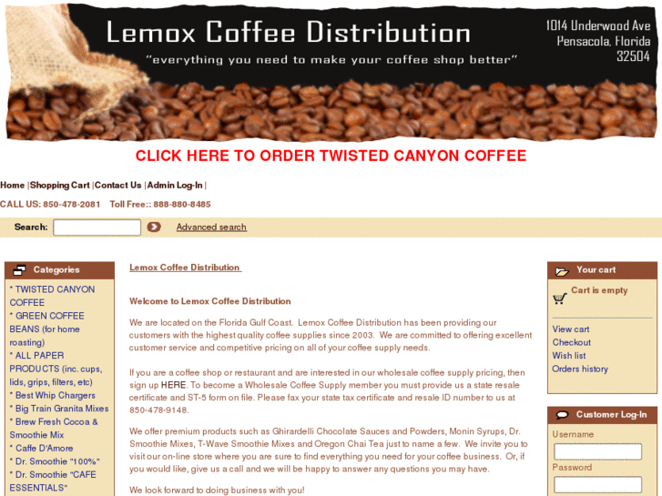 www.lemoxcoffeesupply.com