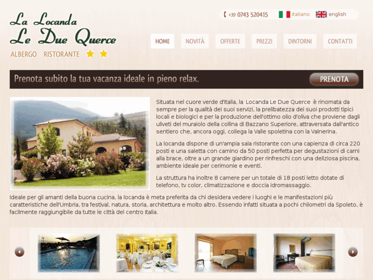 www.locandaleduequerce.it