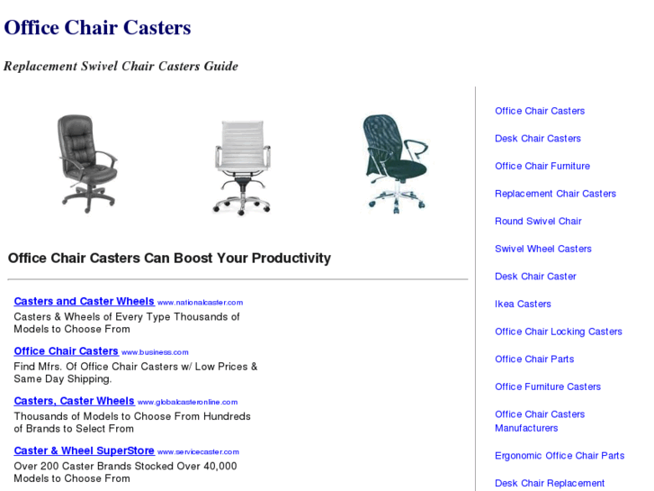 www.officechaircastersinfo.com