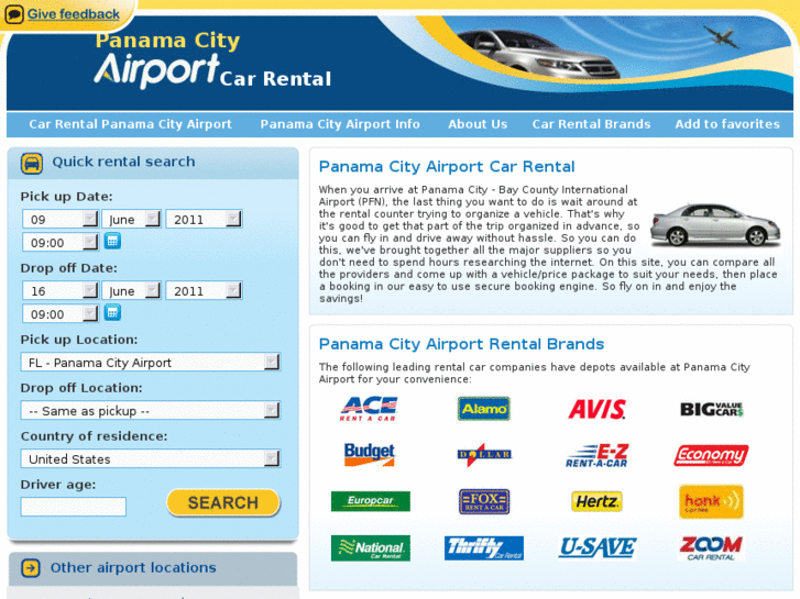 www.panamacityairportcarrental.net