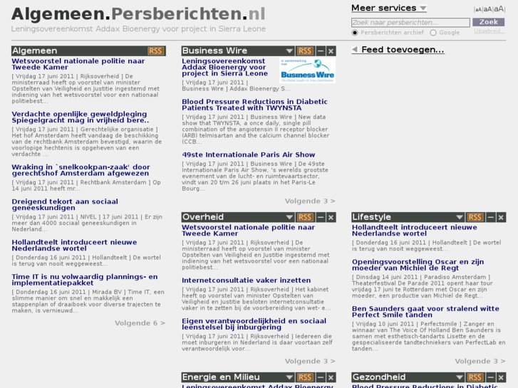 www.persberichten.nl