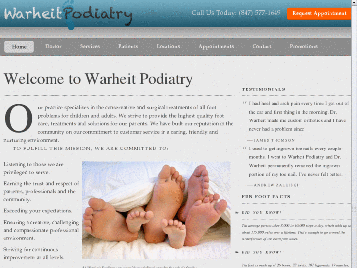 www.warheitpodiatry.com