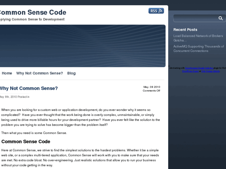 www.commonsensecode.com