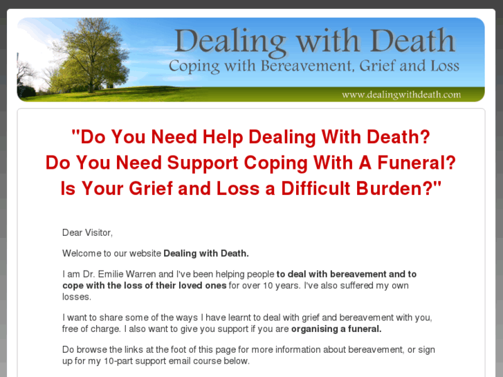 www.dealingwithbereavement.com