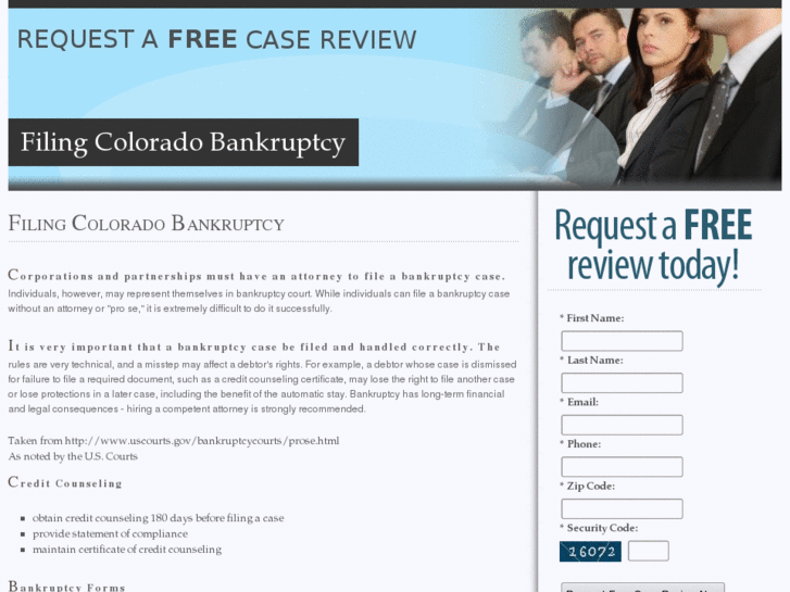 www.filingcobankruptcy.com