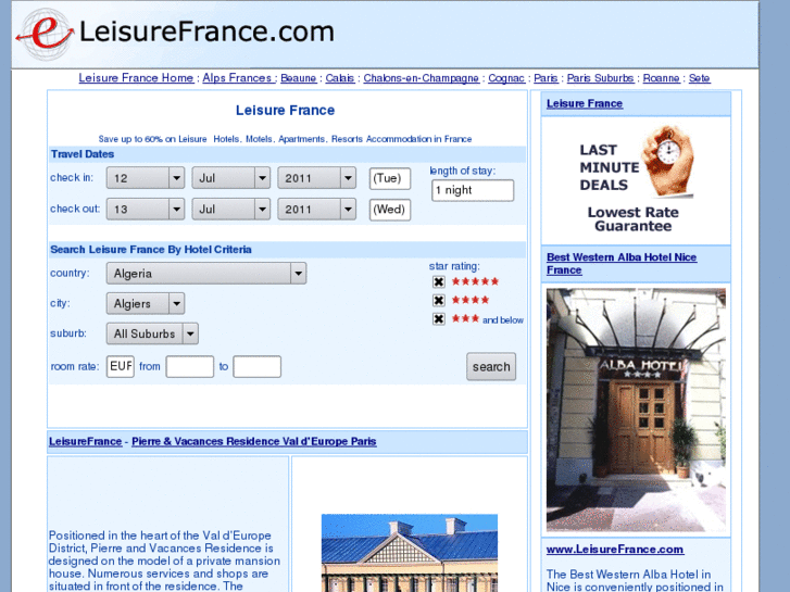 www.leisurefrance.com