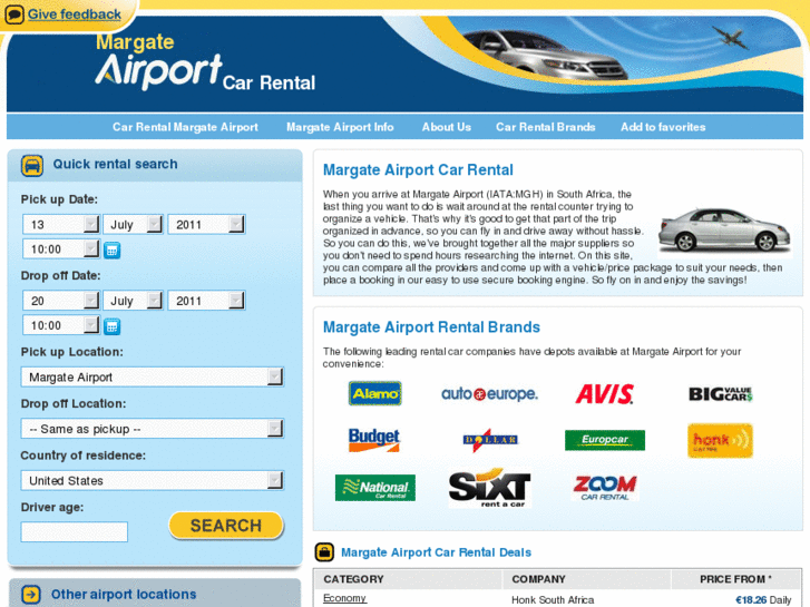 www.margateairportcarrental.com