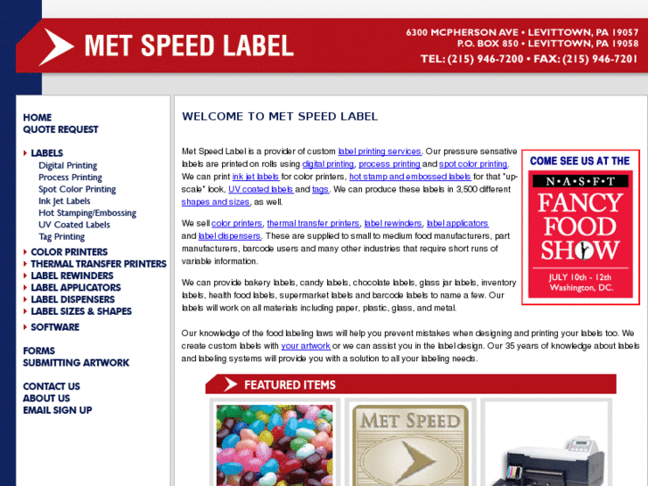 www.metspeedlabel.com