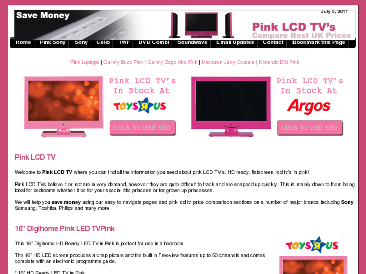 www.pink-lcd-tv.co.uk