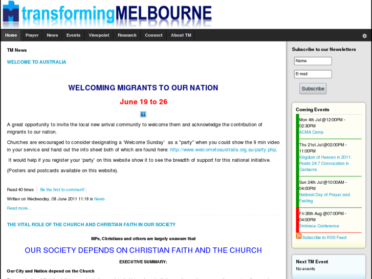 www.transformingmelbourne.org