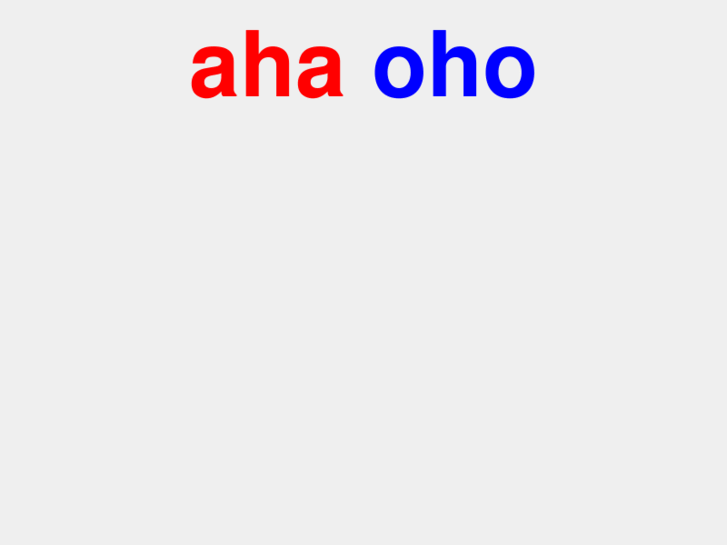 www.aha-oho.com