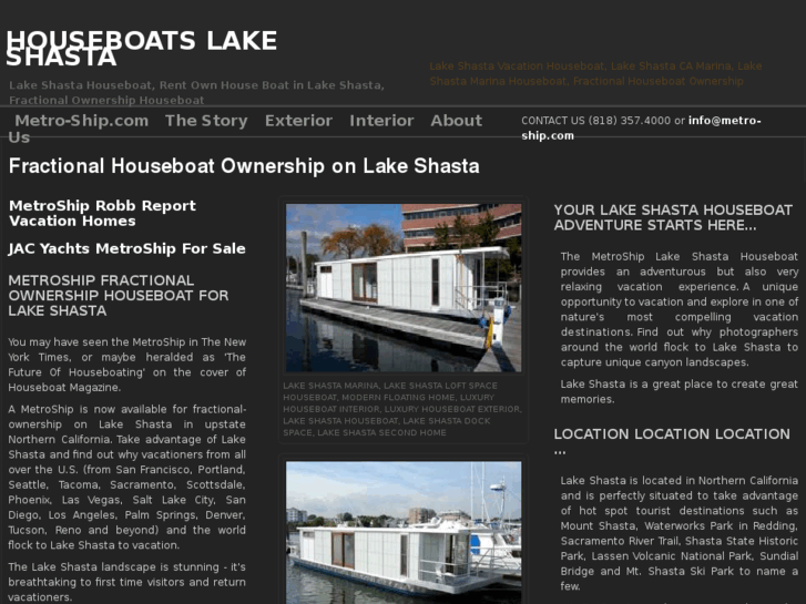 www.houseboatslakeshasta.com