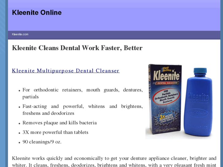 www.kleenite.com