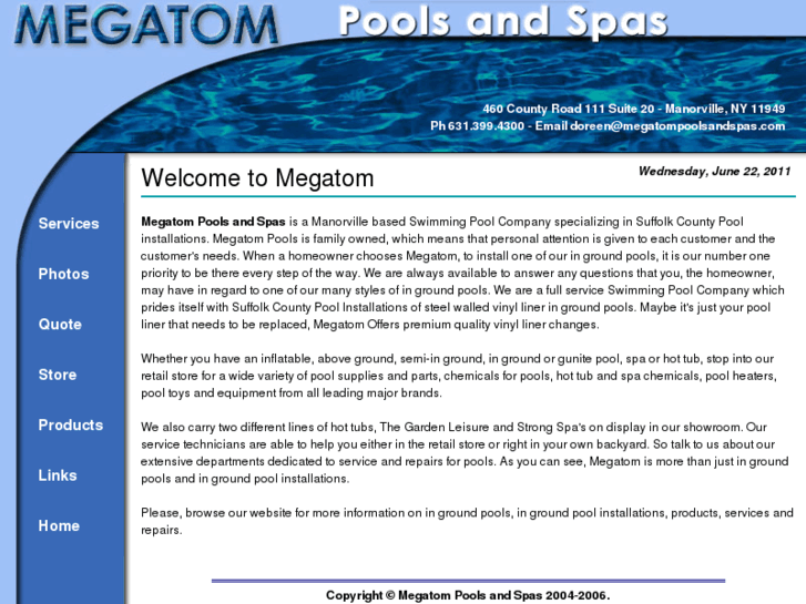 www.megatompoolsandspas.com