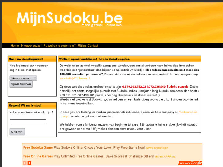 www.mijnsudoku.be