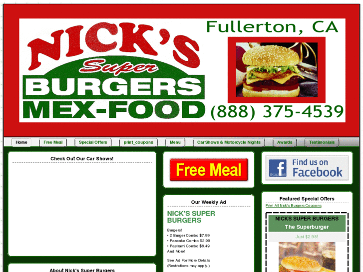 www.nickssuperburgers.com