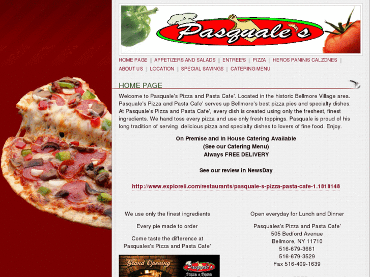 www.pasqualespizzaandpasta.com