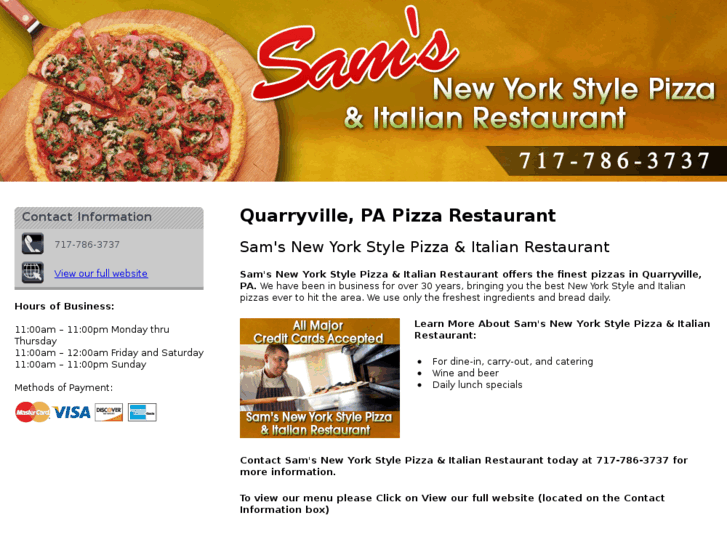 www.pizzaquarryvillepa.com