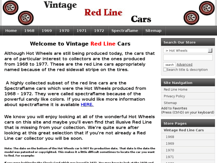 www.vintageredlinecars.com