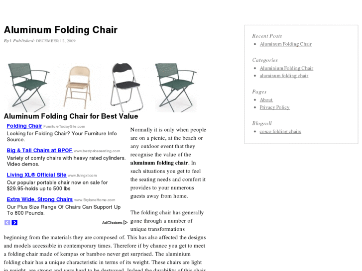 www.aluminumfoldingchair.org