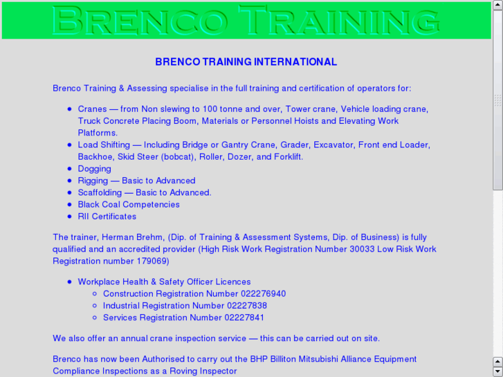 www.brencotraining.com