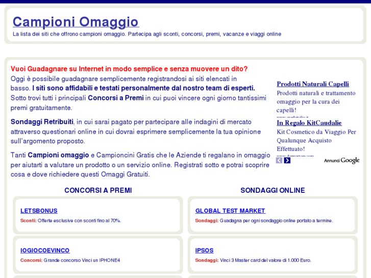 www.campioniomaggio.com