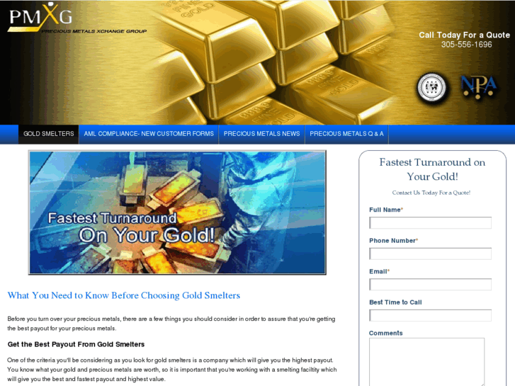 www.goldsmelters.net