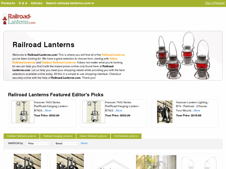 www.railroad-lanterns.com