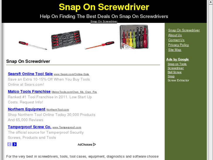 www.snaponscrewdriver.com