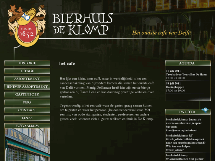 www.bierhuisdeklomp.nl