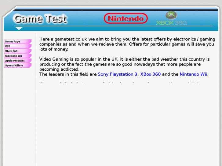 www.gametest.co.uk