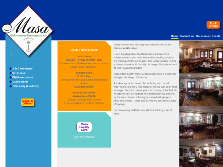 www.masarestaurant.co.uk