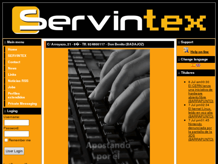 www.servintex.net